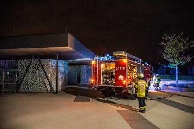 Fellbach: Kuehlschrankbrand im F3 Freibad